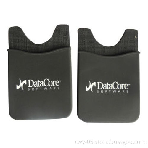 Adhesive backed card holder